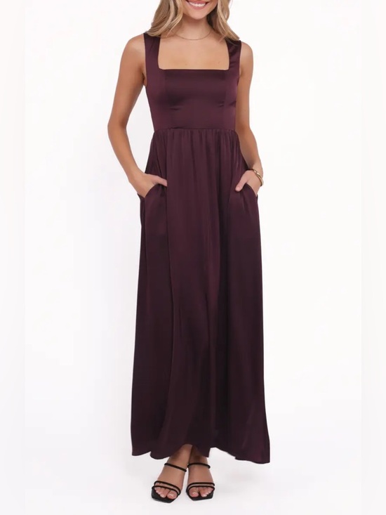 Petal & Pup Dresses & Skirts - Petal & Pup • NWT Sleeveless Plum Maxi Dress PTP 17”-19”
